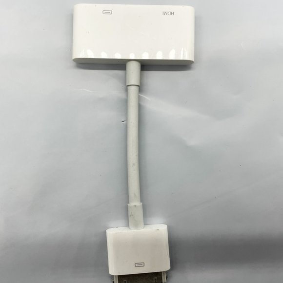 Apple Products White Charging HDMI Adapter-Wired Earphones-(2) Sticker Decals - Picture 2 of 4